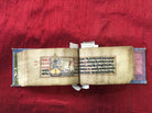 565 SOLD Indian Sanskrit Manuscript - Bhagvat Gita with Miniature Paintings-WOVENSOULS-Antique-Vintage-Textiles-Art-Decor