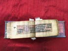 565 SOLD Indian Sanskrit Manuscript - Bhagvat Gita with Miniature Paintings-WOVENSOULS-Antique-Vintage-Textiles-Art-Decor