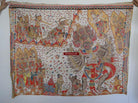 570 Large Antique Balinese Ramayan Painting Folk Art-WOVENSOULS-Antique-Vintage-Textiles-Art-Decor