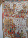 570 Large Antique Balinese Ramayan Painting Folk Art-WOVENSOULS-Antique-Vintage-Textiles-Art-Decor