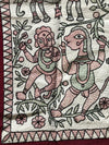 5722 SOLD Pair of Old Bihar Soojani Kantha Panels-WOVENSOULS-Antique-Vintage-Textiles-Art-Decor