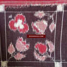 5723 Handwoven Double Ikat Telia Rumaal Scarf Accessory - Recently Made-WOVENSOULS-Antique-Vintage-Textiles-Art-Decor