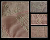 5726 SOLD- Old Chikan Hand Embroidery Fragment Baby Pink Cotton-WOVENSOULS-Antique-Vintage-Textiles-Art-Decor