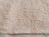 5726 SOLD- Old Chikan Hand Embroidery Fragment Baby Pink Cotton-WOVENSOULS-Antique-Vintage-Textiles-Art-Decor