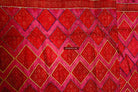 577 SOLD Swat Valley Thirma Phulkari Bagh with Lehariya Border-WOVENSOULS-Antique-Vintage-Textiles-Art-Decor