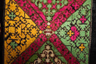 582 SOLD - Outstanding Antique Bridal Swat Valley Embroidery Phulkari Shawl Textile-WOVENSOULS-Antique-Vintage-Textiles-Art-Decor