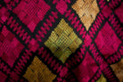 584 Antique Black Swat Valley Shawl Textile-WOVENSOULS-Antique-Vintage-Textiles-Art-Decor