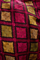 584 Antique Black Swat Valley Shawl Textile-WOVENSOULS-Antique-Vintage-Textiles-Art-Decor