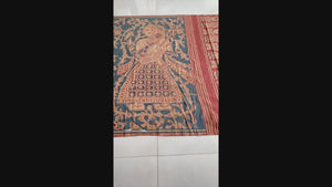 1641 SOLD Large Gujarat Ceremonial Cloth with a Row of Female Musicians