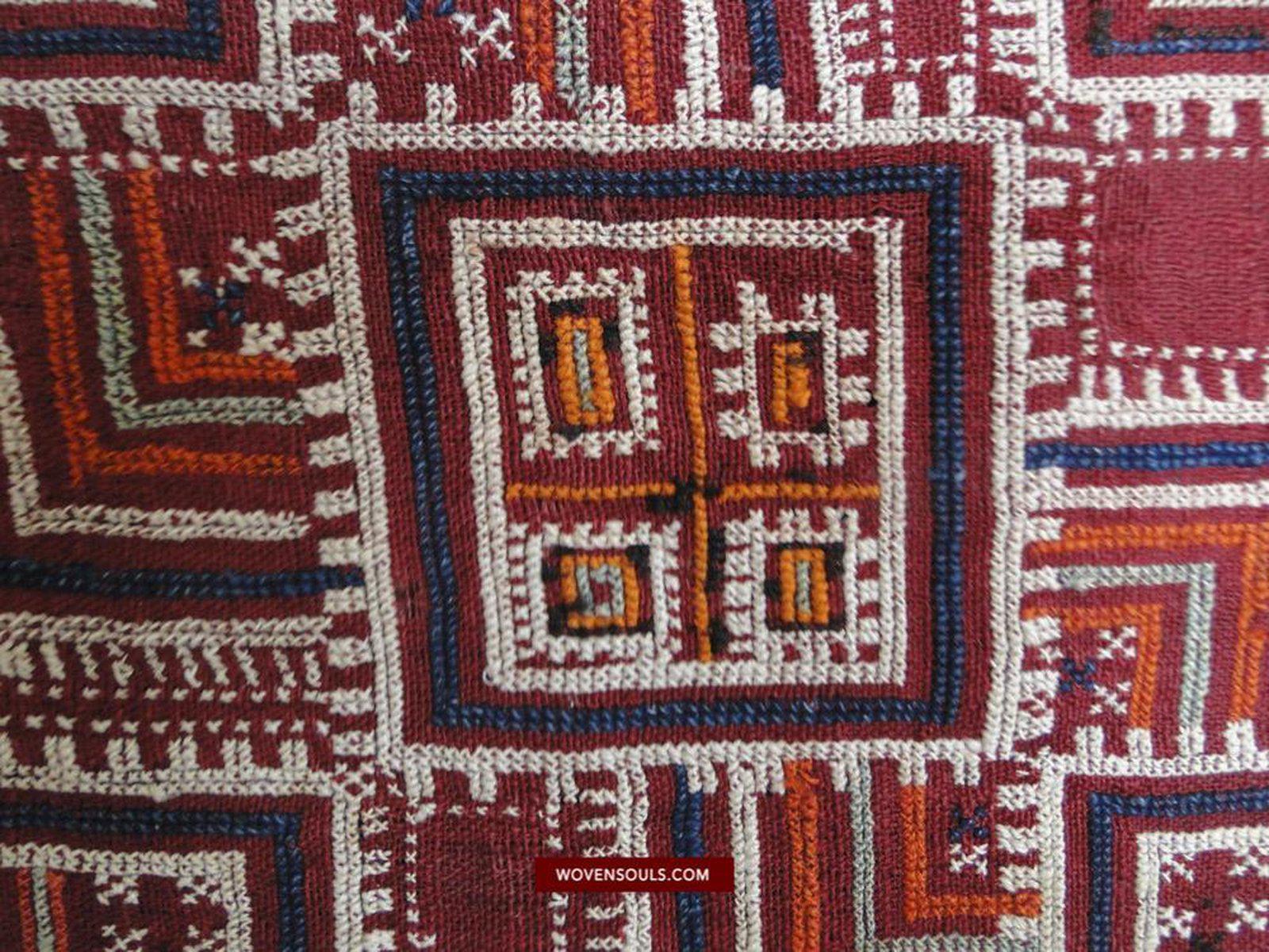 606 Amazing Rajasthan Shekhawati Bishnoi Wedding Shawl Indian textiles Embroidery-WOVENSOULS-Antique-Vintage-Textiles-Art-Decor