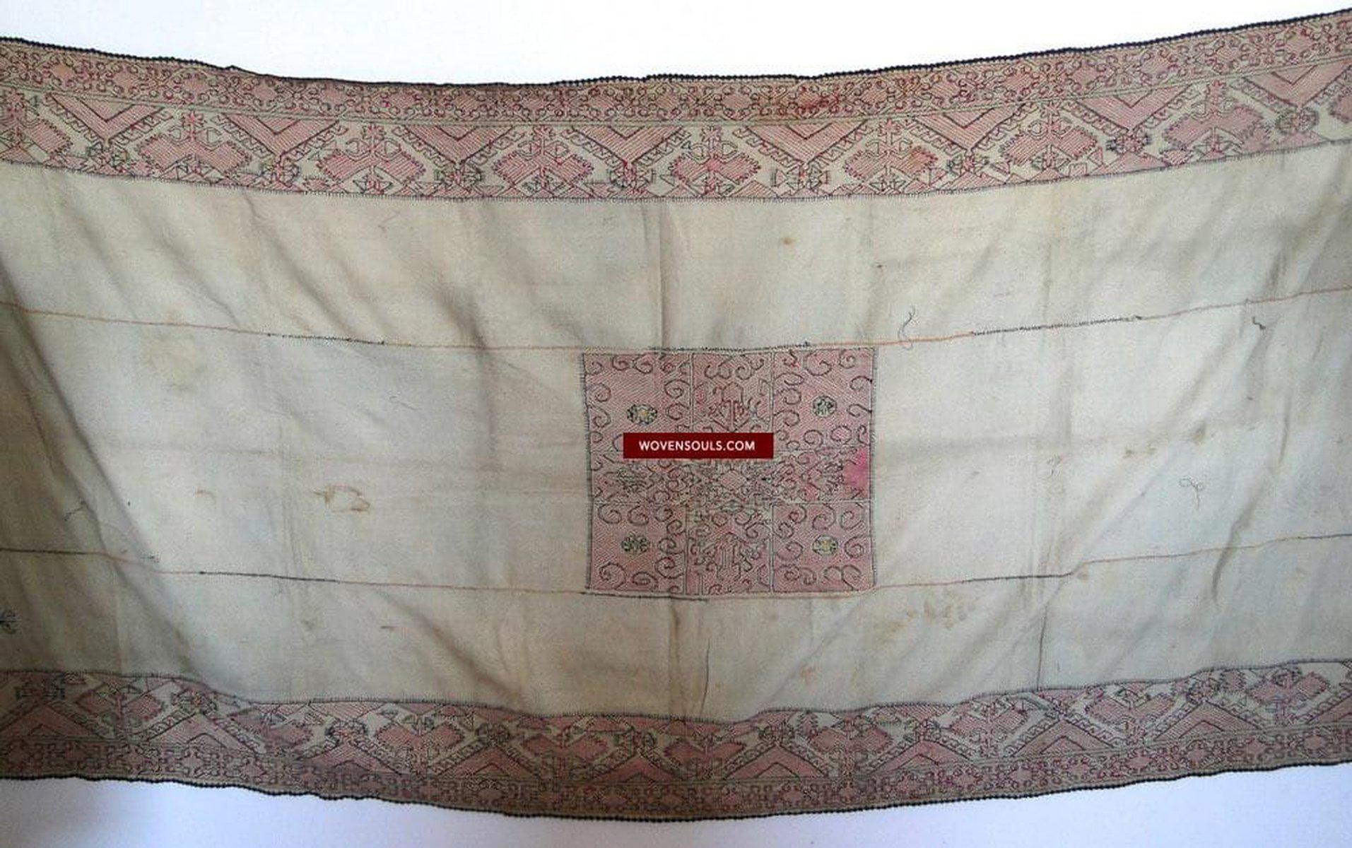 626 ANtique Textile Art Swat Valley Wedding Shawl-WOVENSOULS-Antique-Vintage-Textiles-Art-Decor