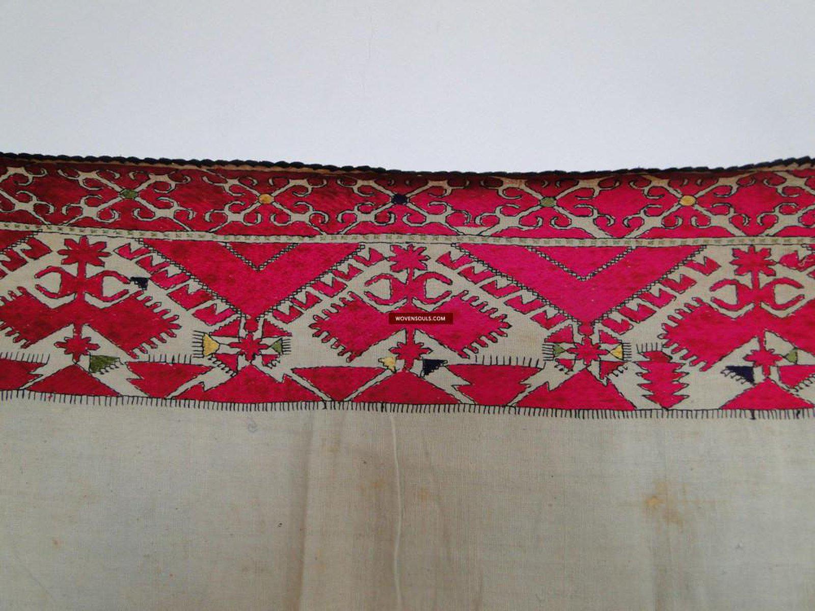 626 ANtique Textile Art Swat Valley Wedding Shawl-WOVENSOULS-Antique-Vintage-Textiles-Art-Decor