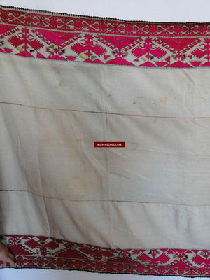 626 ANtique Textile Art Swat Valley Wedding Shawl-WOVENSOULS-Antique-Vintage-Textiles-Art-Decor