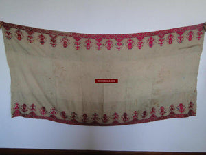627 ANtique Textile Art Swat Valley Wedding Shawl-WOVENSOULS-Antique-Vintage-Textiles-Art-Decor