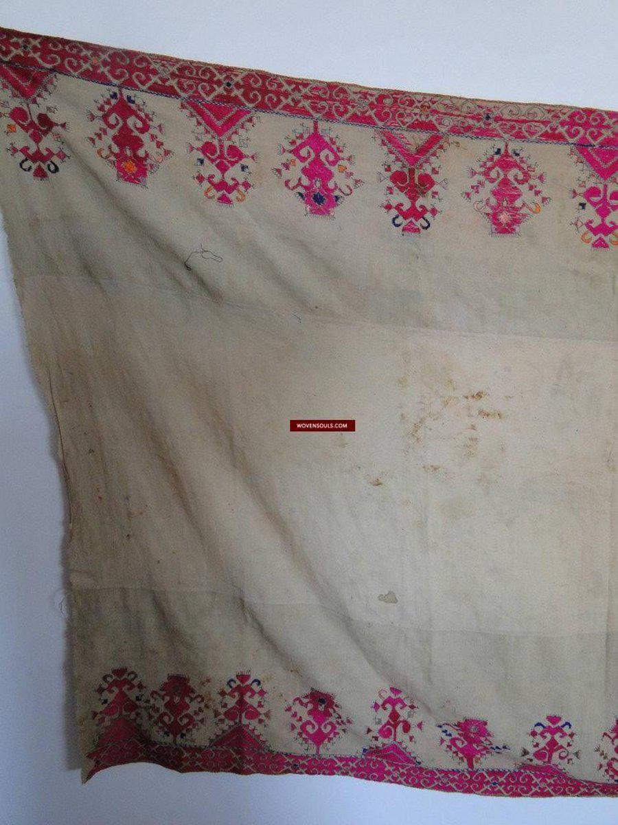 627 ANtique Textile Art Swat Valley Wedding Shawl-WOVENSOULS-Antique-Vintage-Textiles-Art-Decor