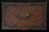 634 Pair of Large Antique Qajar Persian Lacquered Manuscript Book Cover Bindings-WOVENSOULS-Antique-Vintage-Textiles-Art-Decor