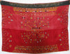 638 Old Rajasthan Tribal Wedding Shawl embroidery Indian Textiles Art-WOVENSOULS-Antique-Vintage-Textiles-Art-Decor