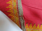 639 Old Rajasthan Tribal Wedding Shawl Double Sided embroidery-WOVENSOULS-Antique-Vintage-Textiles-Art-Decor