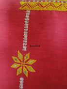 639 Old Rajasthan Tribal Wedding Shawl Double Sided embroidery-WOVENSOULS-Antique-Vintage-Textiles-Art-Decor