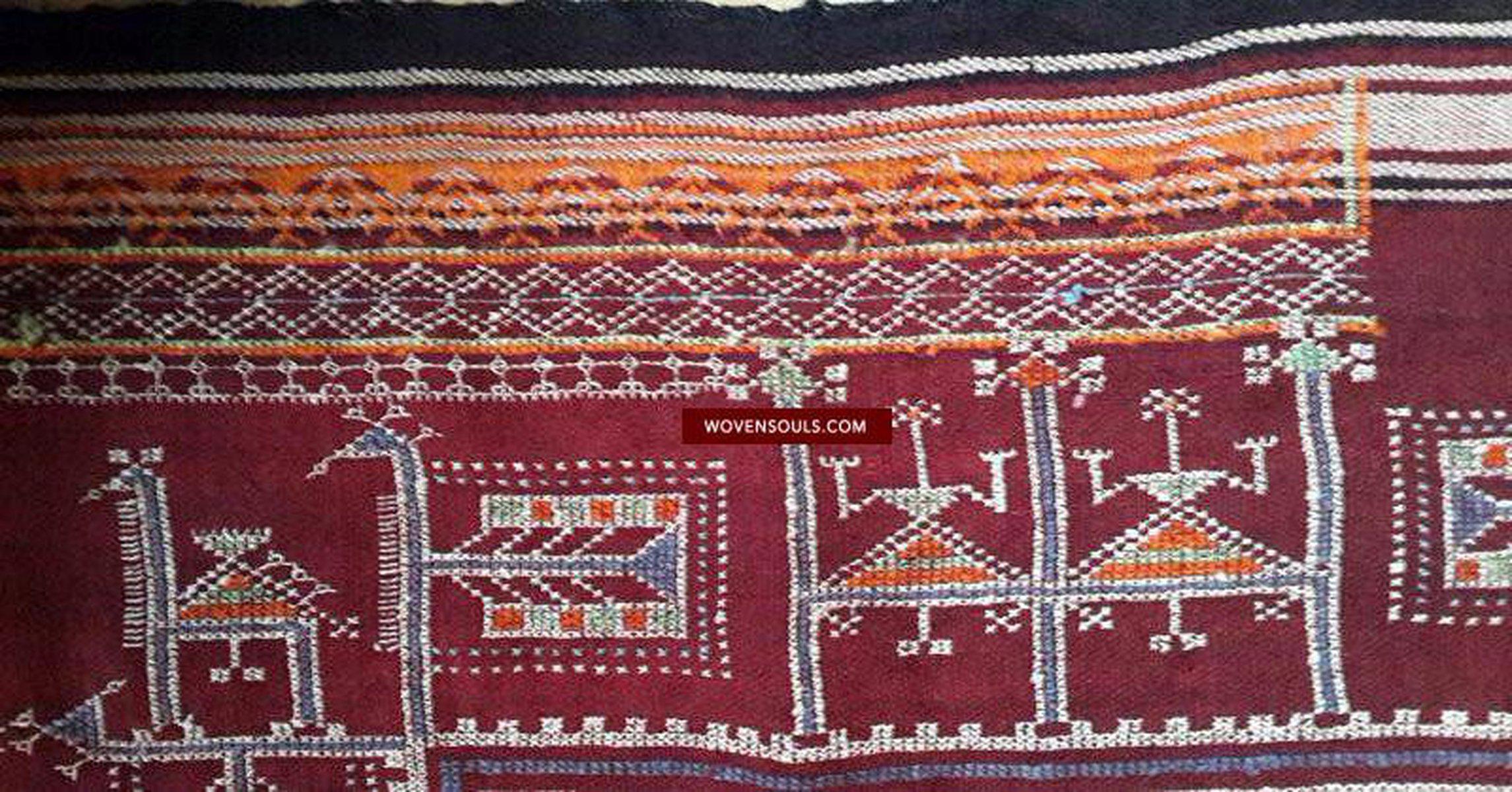 653 Old Bishnoi Wedding Saathyo Shawl Indian Textile Art Rajasthan-WOVENSOULS-Antique-Vintage-Textiles-Art-Decor