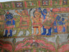 656 Old Pabuji Ki Phad - One Large Section - Indian Folk Painting Art Rajasthan-WOVENSOULS-Antique-Vintage-Textiles-Art-Decor