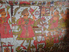 657 Complete Old Phad Narrative Painting [LARGE] / Rajasthan-WOVENSOULS-Antique-Vintage-Textiles-Art-Decor