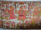 657 Complete Old Phad Narrative Painting [LARGE] / Rajasthan-WOVENSOULS-Antique-Vintage-Textiles-Art-Decor