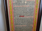 658 Old Jain Invitation Scroll - Rare Manuscript Painting-WOVENSOULS-Antique-Vintage-Textiles-Art-Decor