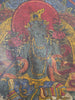 660 Old Buddhist Painting of Green Tara-WOVENSOULS-Antique-Vintage-Textiles-Art-Decor