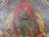 660 Old Buddhist Painting of Green Tara-WOVENSOULS-Antique-Vintage-Textiles-Art-Decor