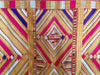 668 SOLD Indian textiles Pachranga Bagh Phulkari Wedding Shawl - Silk Embroidery Punjab-WOVENSOULS-Antique-Vintage-Textiles-Art-Decor