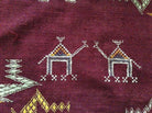 676 SOLD Bishnoi Odhana Shawl - Tribal Textile with Naive Embroidery Art - Rajasthan-WOVENSOULS-Antique-Vintage-Textiles-Art-Decor