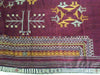 676 SOLD Bishnoi Odhana Shawl - Tribal Textile with Naive Embroidery Art - Rajasthan-WOVENSOULS-Antique-Vintage-Textiles-Art-Decor