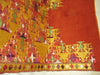 677 SOLD Sarpallu Phulkari Bagh Wedding Shawl from Punjab-WOVENSOULS-Antique-Vintage-Textiles-Art-Decor