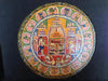 678 SOLD Antique Round Jagannath Puri Jatripatti Painting-WOVENSOULS-Antique-Vintage-Textiles-Art-Decor