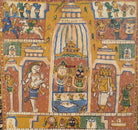 679 Old Pattachitra Painting Odisha Jagannath-WOVENSOULS-Antique-Vintage-Textiles-Art-Decor