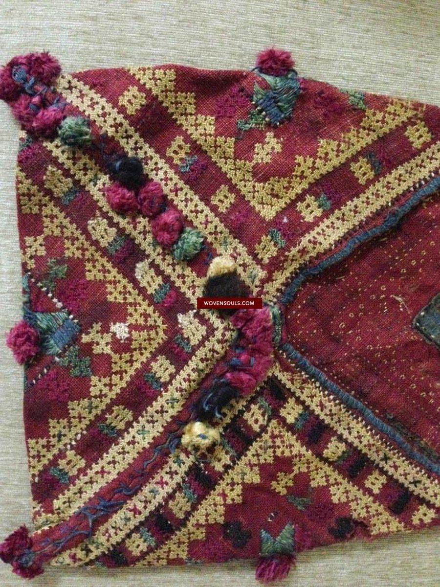 680 Superfine Rajasthan SIndh Embroidery Fragment - SOLD-WOVENSOULS-Antique-Vintage-Textiles-Art-Decor