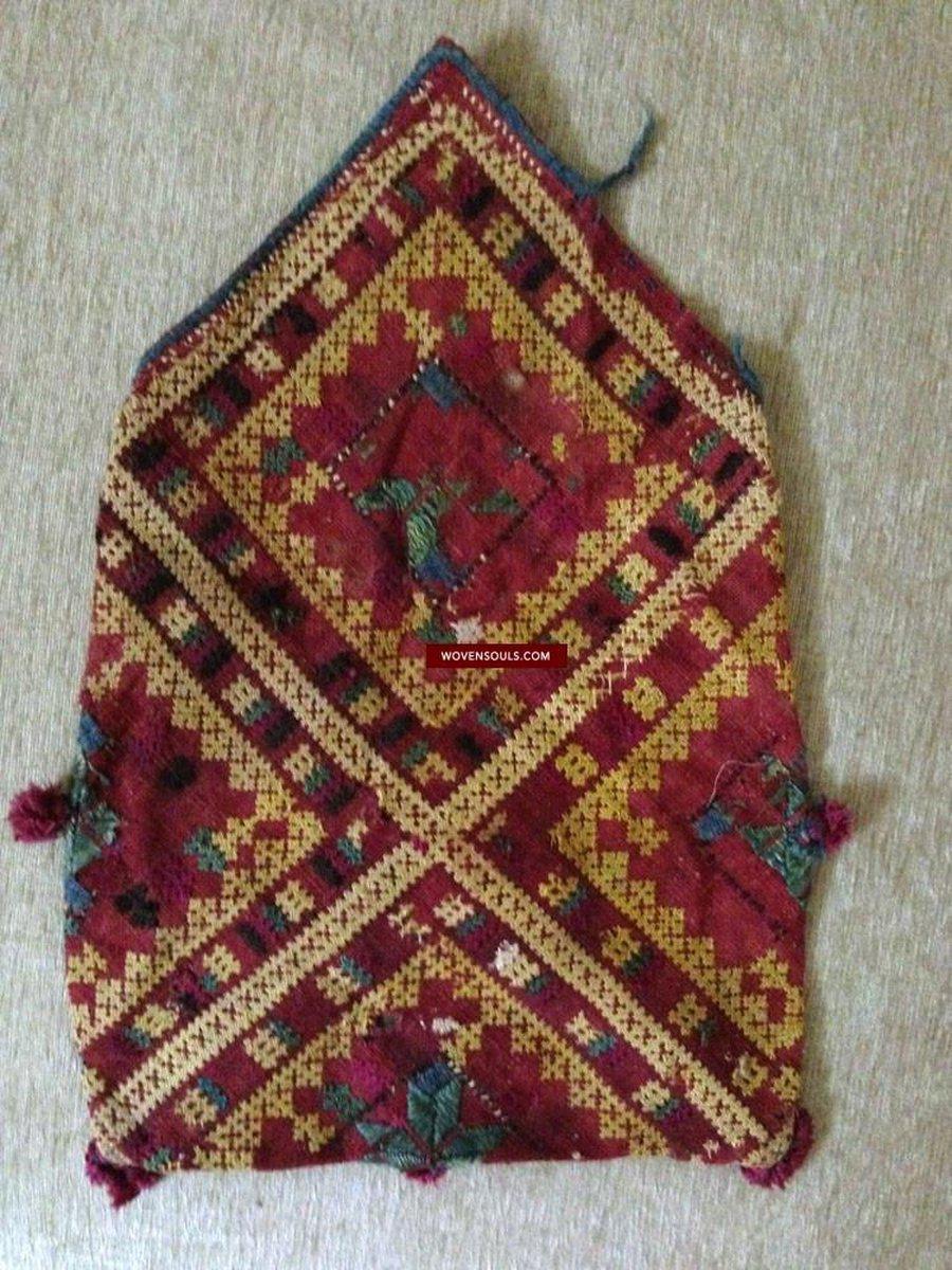 680 Superfine Rajasthan SIndh Embroidery Fragment - SOLD-WOVENSOULS-Antique-Vintage-Textiles-Art-Decor