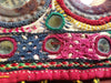 688 - SOLD - Animal Head Cover Vintage Textile Art-WOVENSOULS-Antique-Vintage-Textiles-Art-Decor