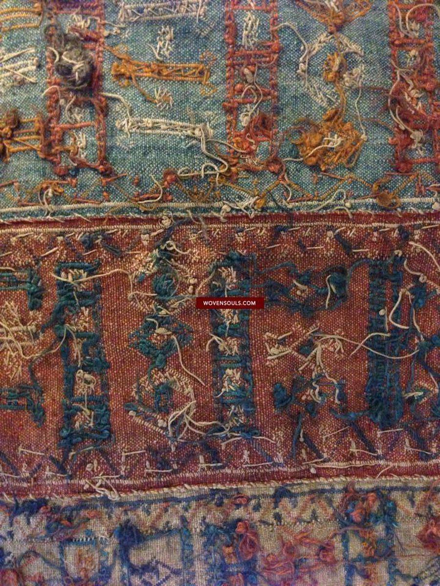 700 Antique Anatolian Sivas Cicim Perde Tent Divider Kilim Rug Textile Art - Gallery-2-WOVENSOULS-Antique-Vintage-Textiles-Art-Decor