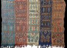 700 Antique Anatolian Sivas Cicim Perde Tent Divider Kilim Rug Textile Art - Gallery-2-WOVENSOULS-Antique-Vintage-Textiles-Art-Decor