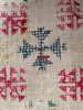 701 Hazara Snowflake Shawl - Antique Embroidery Textile Art-WOVENSOULS-Antique-Vintage-Textiles-Art-Decor