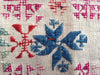 701 Hazara Snowflake Shawl - Antique Embroidery Textile Art-WOVENSOULS-Antique-Vintage-Textiles-Art-Decor