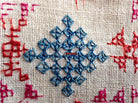 701 Hazara Snowflake Shawl - Antique Embroidery Textile Art-WOVENSOULS-Antique-Vintage-Textiles-Art-Decor