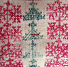 701 Hazara Snowflake Shawl - Antique Embroidery Textile Art-WOVENSOULS-Antique-Vintage-Textiles-Art-Decor