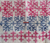 701 Hazara Snowflake Shawl - Antique Embroidery Textile Art-WOVENSOULS-Antique-Vintage-Textiles-Art-Decor