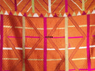 716 SOLD Orange Flame Bagh Phulkari-WOVENSOULS-Antique-Vintage-Textiles-Art-Decor