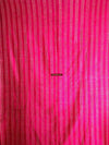718 Pink Pin Stripes Thirma Phulkari Bagh Textile-WOVENSOULS-Antique-Vintage-Textiles-Art-Decor