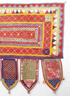 729 Vintage Door Banner Toran Textile Embroidery from Gujarat - SOLD-WOVENSOULS-Antique-Vintage-Textiles-Art-Decor
