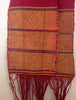 741 Antique Myanmar Aso Chin Woven Belt Textile-WOVENSOULS-Antique-Vintage-Textiles-Art-Decor